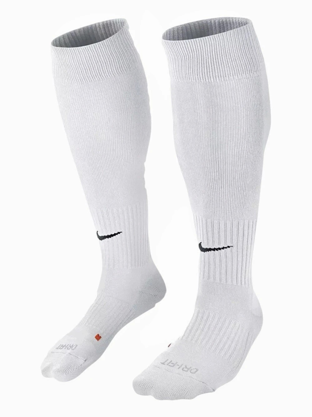 NIKE 2 Pairs of Classic Soccer Socks White Men's Medium — NWT